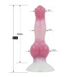 (image for) White Base Peach Silica Gel Dildo - 08