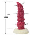 (image for) White Base Hellfire Silica Gel Dildo - 10