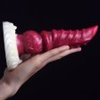 (image for) White Base Hellfire Silica Gel Dildo - 10