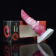(image for) White Base Peach Silica Gel Dildo - 10