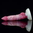 (image for) White Base Peach Silica Gel Dildo - 11