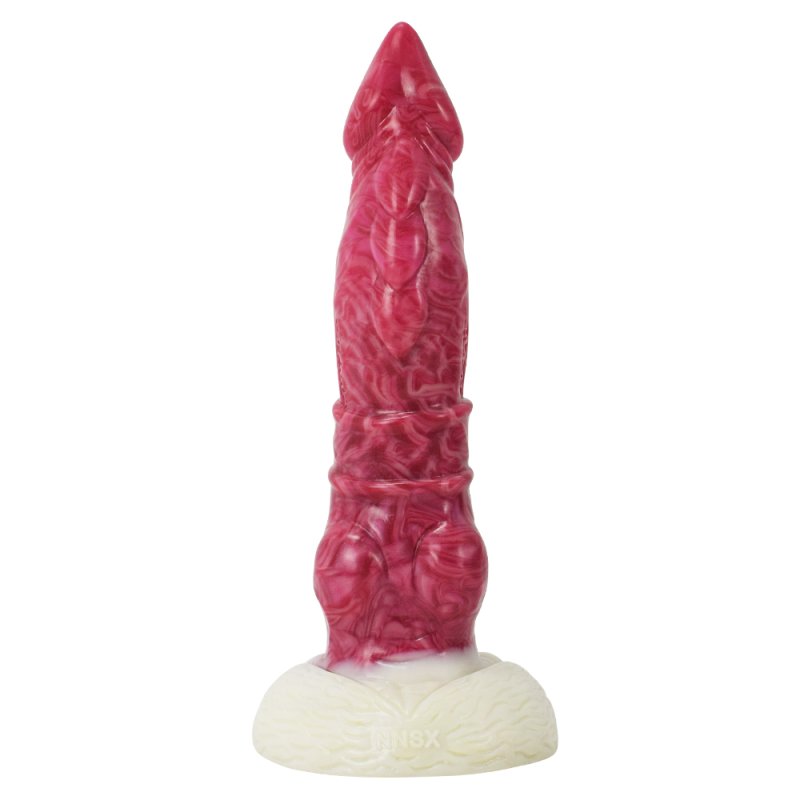 (image for) White Base Hellfire Silica Gel Dildo - 11