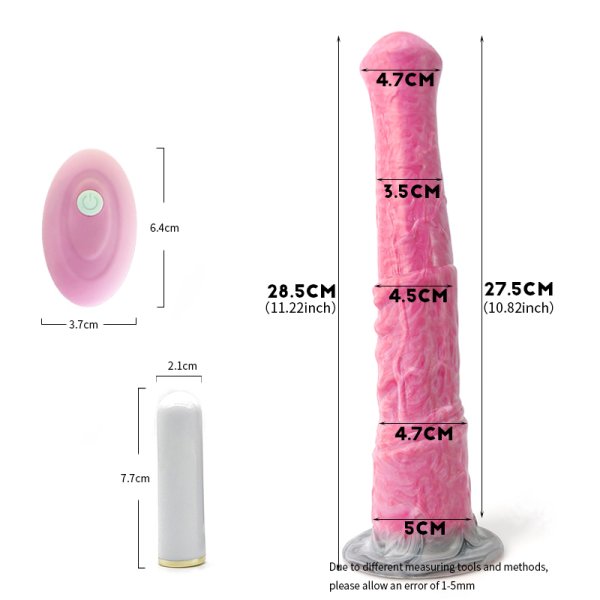 (image for) Vibration Animal Kont Silicone Butt Plug - 02