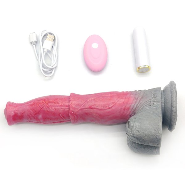 (image for) Vibration Animal Kont Silicone Dildo - 05