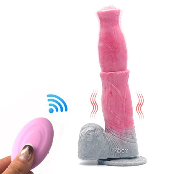 (image for) Vibration Animal Kont Silicone Dildo - 05