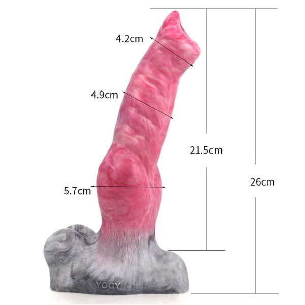 (image for) Vibration Animal Kont Silicone Dildo - 08