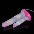 (image for) Squirting Silicone Double Ended Dildo - 02
