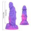 (image for) Mixed Color Liquid Silicone Dildo - A