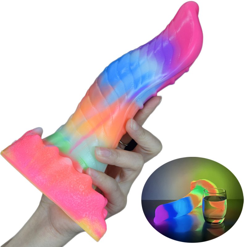 (image for) Luminous Silicone Dildo - 18