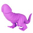 (image for) Dinosaur Silicone Dildo - Purple
