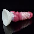 (image for) White Base Peach Silica Gel Dildo - 12