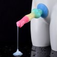(image for) Wolf Cock Squirting Dong - Rainbow