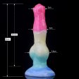 (image for) Wolf Cock Squirting Dong - Rainbow