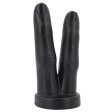 (image for) PVC Large 10.4 inch Double Finger Cock