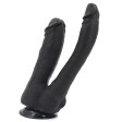 (image for) PVC Large 9.4 inch Double Cock