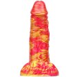 (image for) Mixed Colors Gentleman Realistic Dildo