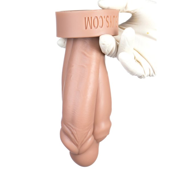 (image for) Triple Silicone Lifelike Cock