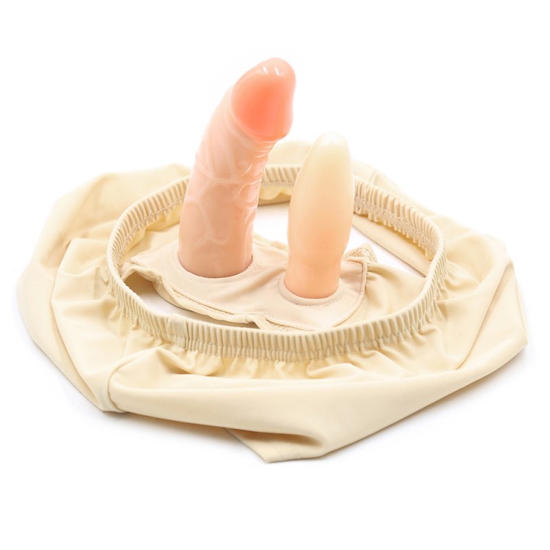 (image for) Masturbation Penis With Butt Plug Panties