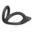(image for) Silicone Dual Cock Ring