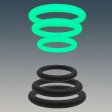 (image for) luminous Cock Ring Set