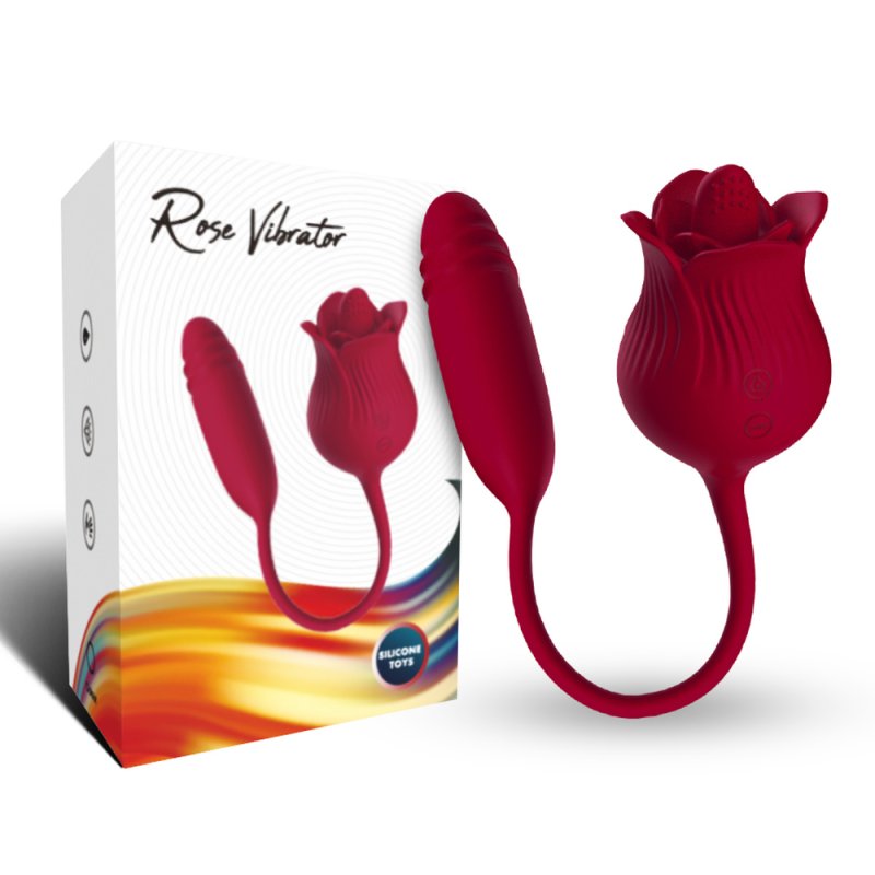 (image for) Rose Tongue Licking & Thrusting Vibe