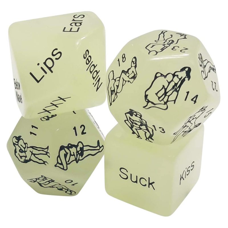 (image for) 4Pcs Luminous Sexy Dice