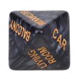 (image for) 5 PCS Fun Acrylic Dice Love Dice