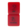 (image for) Red Acrylic Dice Game Sexy Toy