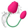(image for) Rose Sucking Clitoral Vibrator With Ball