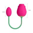 (image for) Rose Sucking Clitoral Vibrator With Ball
