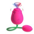 (image for) Rose Sucking Clitoral Vibrator With Ball