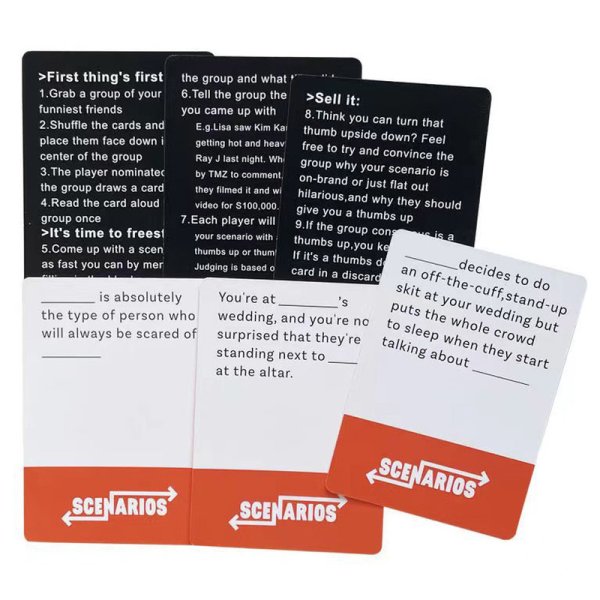 (image for) Scenarios Adult Party Game Card