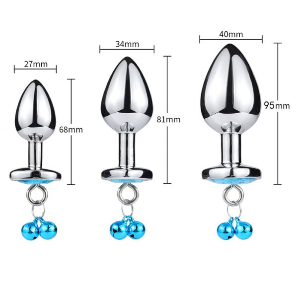 (image for) Jeweled Anal Plug with Bell
