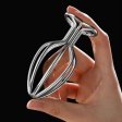 (image for) Hollow Stainless Steel Heart Anal Plug