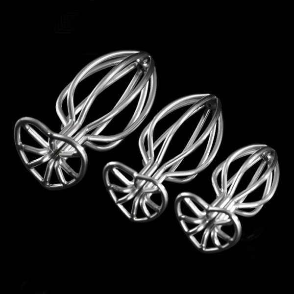 (image for) Hollow Stainless Steel Heart Anal Plug