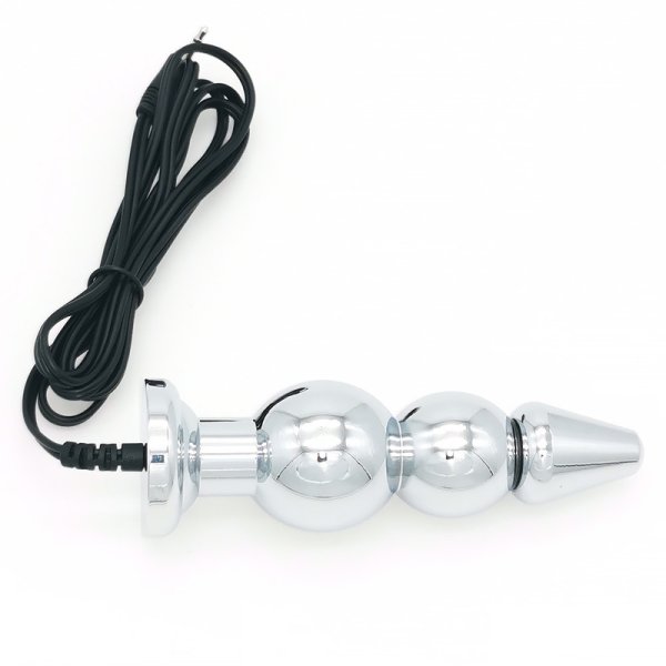 (image for) Bipolar Metal Electric Shock Butt Plug- H