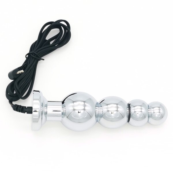 (image for) Bipolar Metal Electric Shock Butt Plug- J