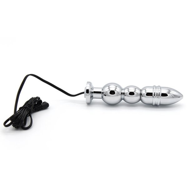 (image for) Bipolar Metal Electric Shock Butt Plug- Q