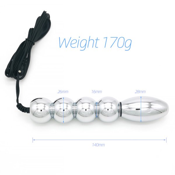 (image for) Bipolar Metal Electric Shock Butt Plug- S