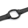 (image for) High Grade Leather Steel Ring Gag