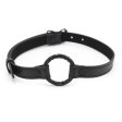 (image for) High Grade Leather Steel Ring Gag