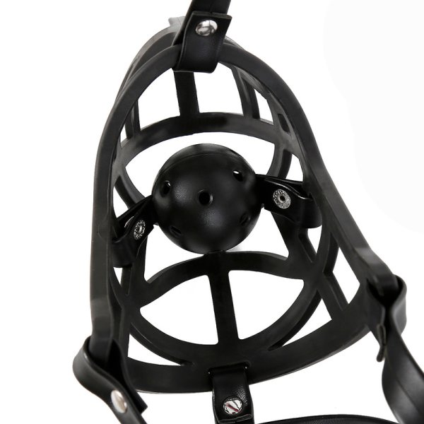 (image for) Muzzle Strap Hoods With Mouth Gag