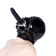 (image for) Strap On Silicone Double Dildo With Penis Gag