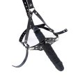 (image for) Strap On Silicone Double Dildo With Penis Gag