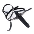 (image for) Strap On Silicone Double Dildo With Penis Gag