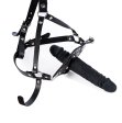 (image for) Strap On Silicone Double Dildo With Penis Gag