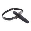 (image for) Double-Cock Dildo Penis Mouth Gag