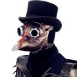 (image for) Plague Bird Doctor Mask Brown PU Leather Bird Beak Masks