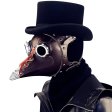 (image for) Plague Bird Doctor Mask Brown PU Leather Bird Beak Masks