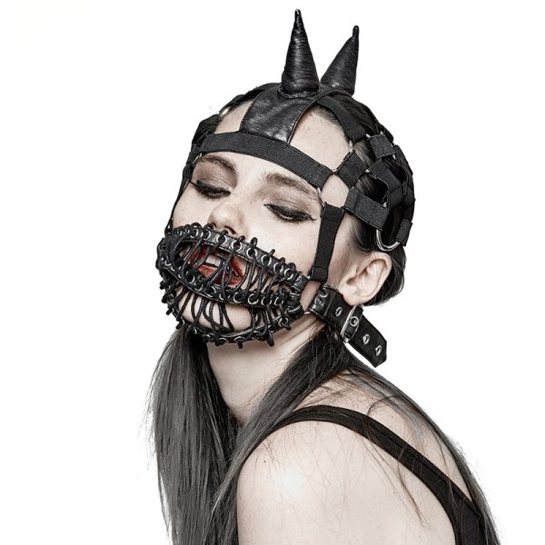 (image for) Punk Neutral Tied Rope Mask Gothic Mask